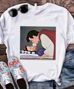 Kawaii Disney Princess Aesthetic Y2K T Shirt Dark Snow White Grunge Tshirt Graphic Vintage Cute Anime Shirt Unisex T-shirt Family Birthday Gift Adult Kid Toddler Tee 3