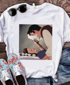 Kawaii Disney Princess Aesthetic Y2K T Shirt Dark Snow White Grunge Tshirt Graphic Vintage Cute Anime Shirt Unisex T-shirt Family Birthday Gift Adult Kid Toddler Tee 4