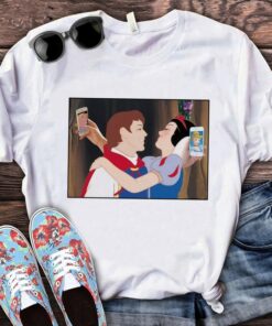 Kawaii Disney Princess Aesthetic Y2K T Shirt Dark Snow White Grunge Tshirt Graphic Vintage Cute Anime Shirt Unisex T-shirt Family Birthday Gift Adult Kid Toddler Tee 5