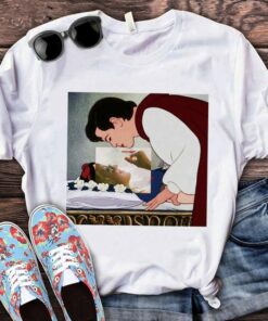 Kawaii Disney Princess Aesthetic Y2K T Shirt Dark Snow White Grunge Tshirt Graphic Vintage Cute Anime Shirts Unisex T-shirt Family Birthday Gift Adult Kid Toddler Tee
