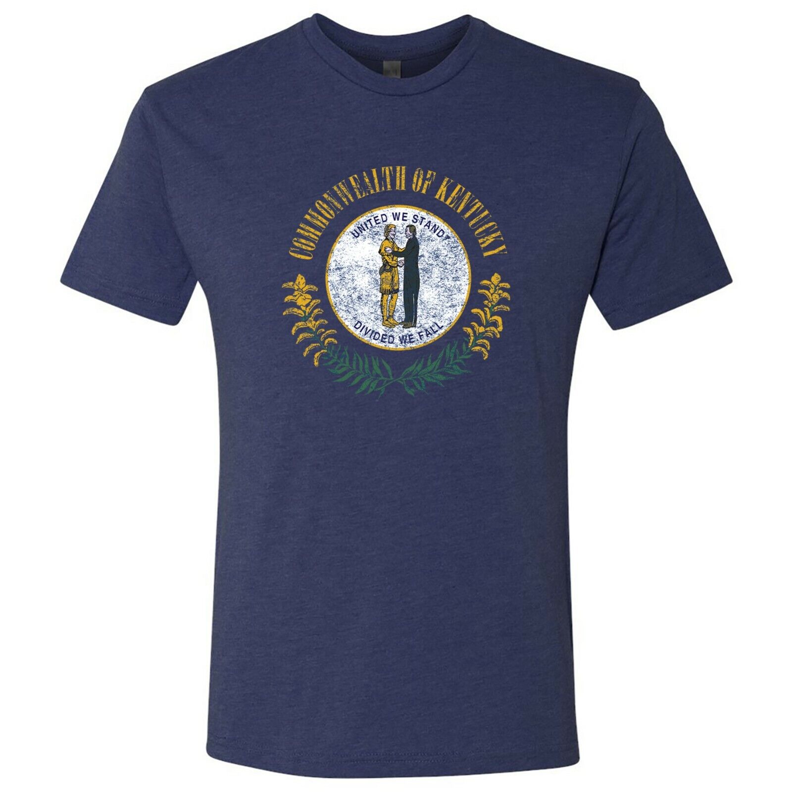 Kentucky Flag State Pride Premium Triblend Shirt Sweatshirt Pullover Hoodie Reprinted Full Color Full Size
