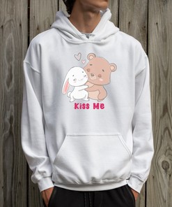 Kiss Me Valentine Hoodie, Unisex Hoodie, Kawaii Anime Hoodie