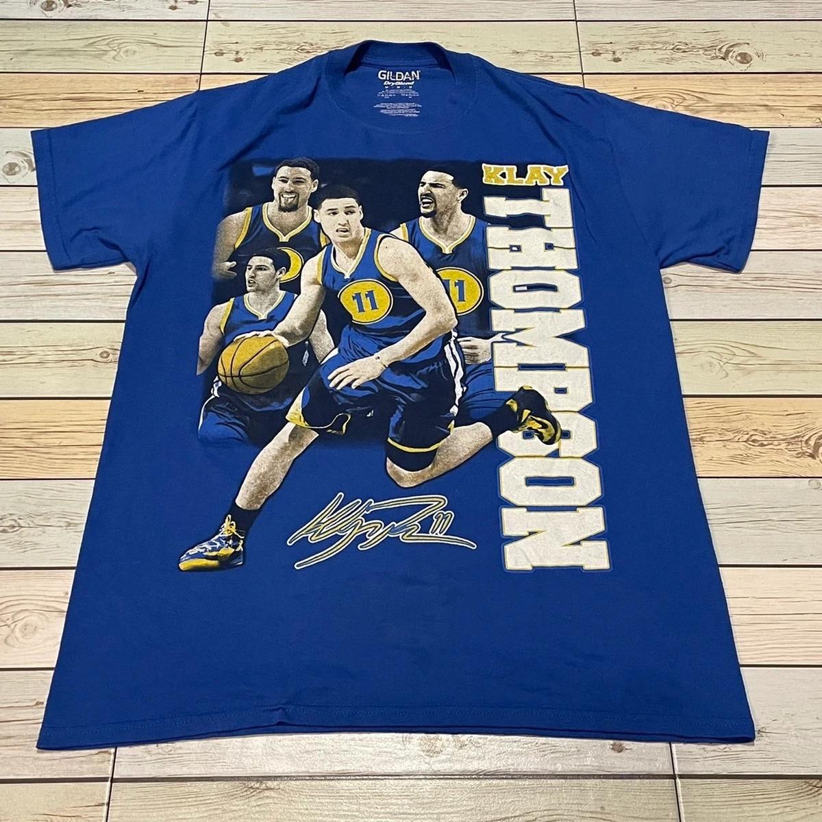 Klay Thompson Golden State Warriors NBA Prosport Tshirt Sweatshirt Hoodie Crewneck Sweatshirt Pullover Reprinted Full Color Full Size Gifts for NBA Fans
