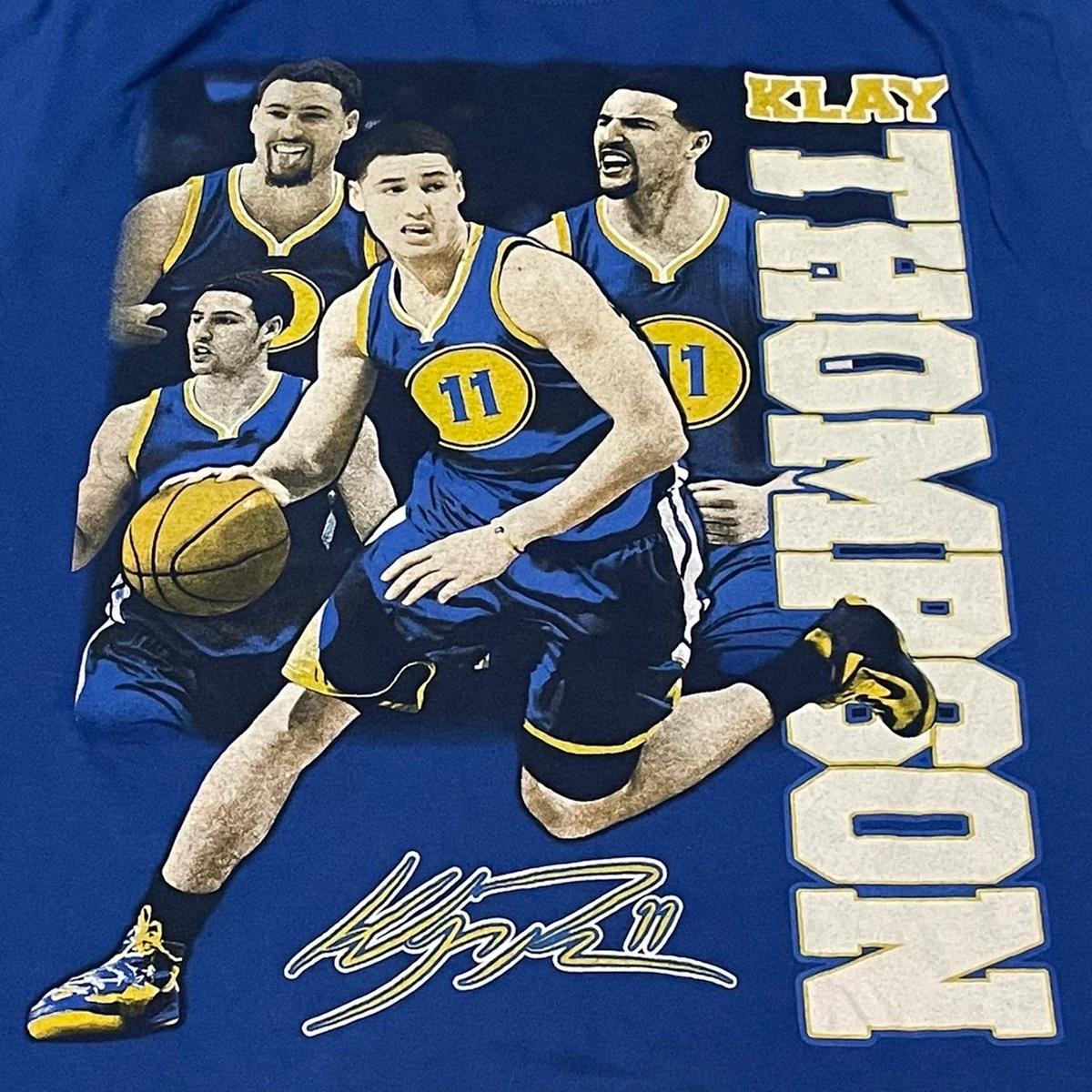 Klay Thompson Golden State Warriors NBA Prosport Tshirt Sweatshirt Hoodie Crewneck Sweatshirt Pullover Reprinted Full Color Full Size Gifts for NBA Fans