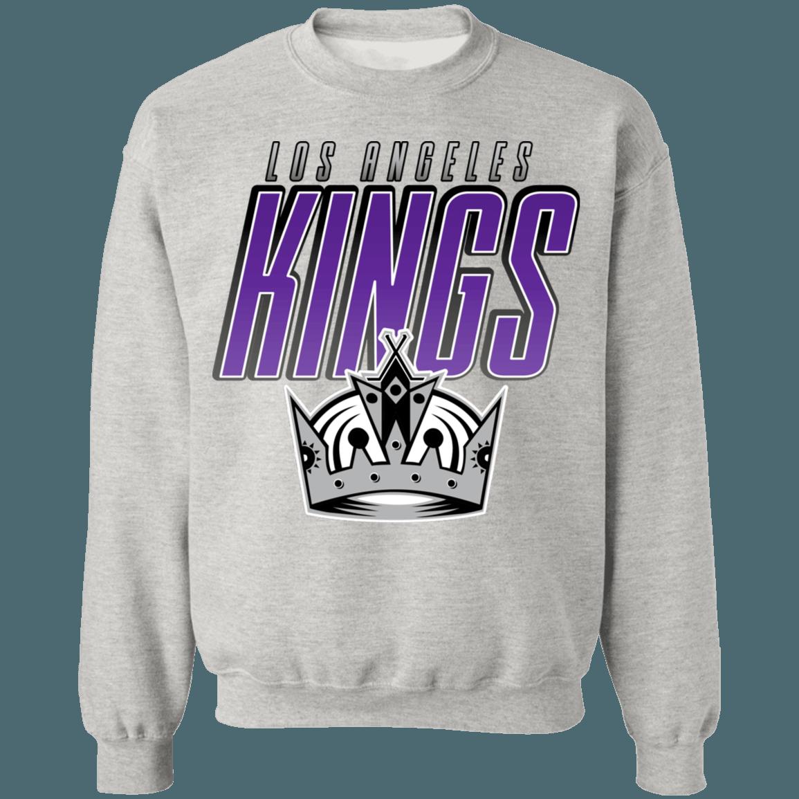 LA Kings 90's Retro NHL Crewneck Sweatshirt Hoodie Shirt Gifts for Fans - Image 4