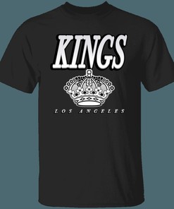LA Kings CROWN 1960's Retro NHL T-Shirt Sweatshirt Hoodie Gifts for Fans