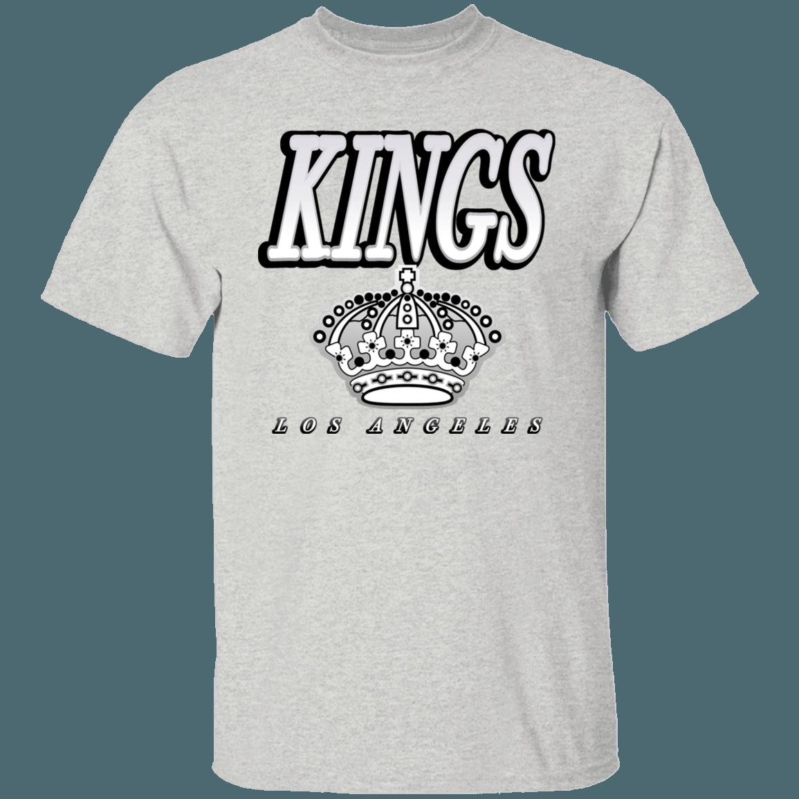 LA Kings CROWN 1960's Retro NHL T-Shirt Sweatshirt Hoodie Gifts for Fans - Image 2