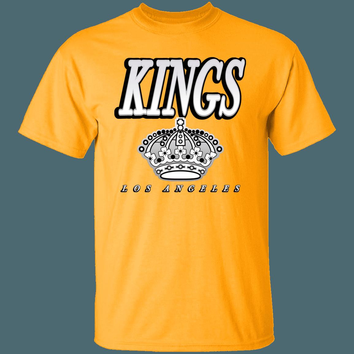 LA Kings CROWN 1960's Retro NHL T-Shirt Sweatshirt Hoodie Gifts for Fans - Image 4
