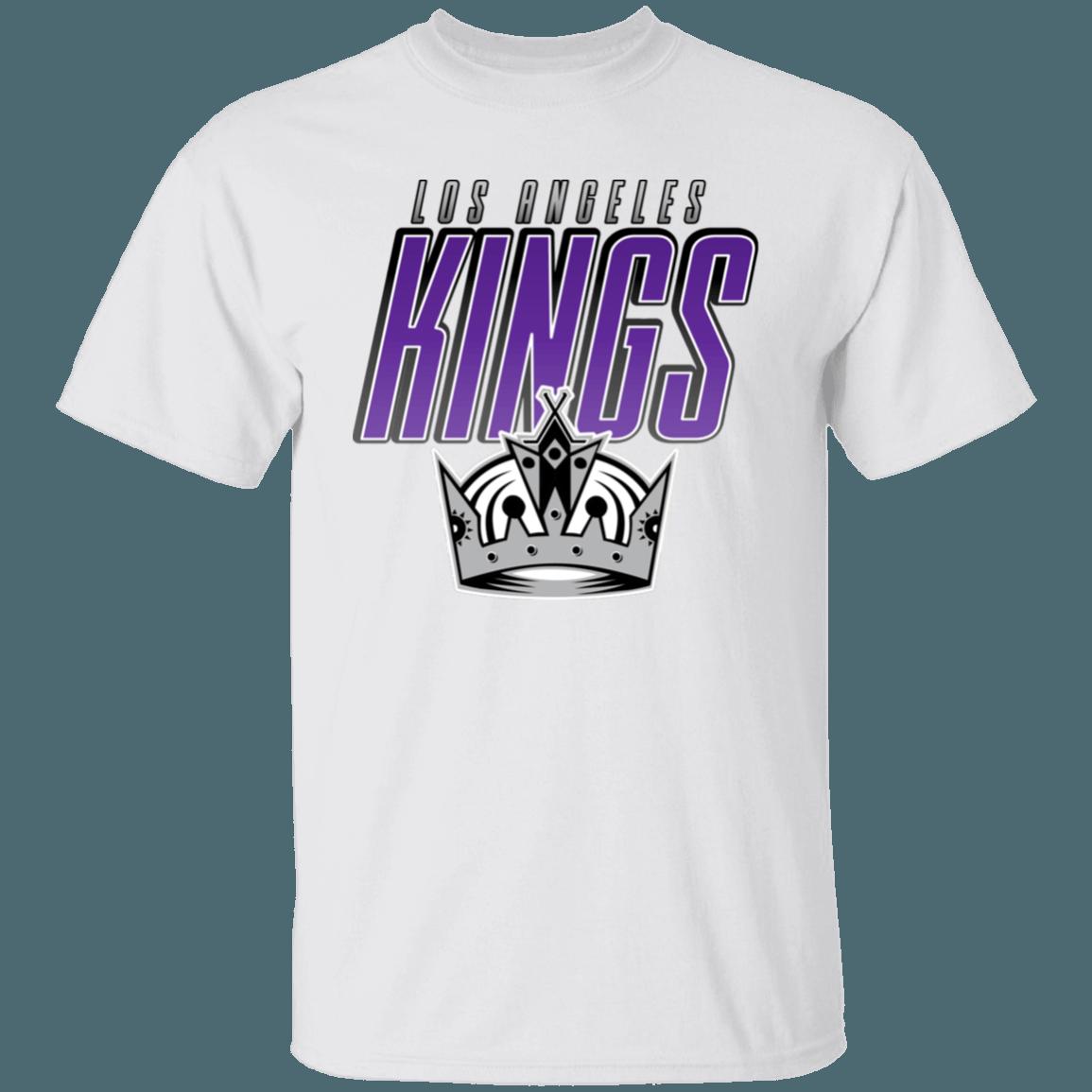 LA Kings CROWN Retro NHL T-Shirt Sweatshirt Hoodie Gifts for Fans - Image 2