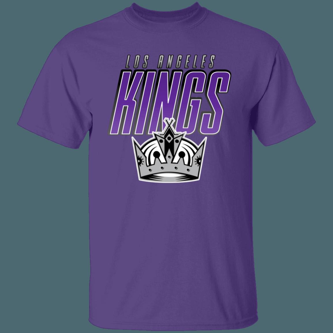 LA Kings CROWN Retro NHL T-Shirt Sweatshirt Hoodie Gifts for Fans - Image 3
