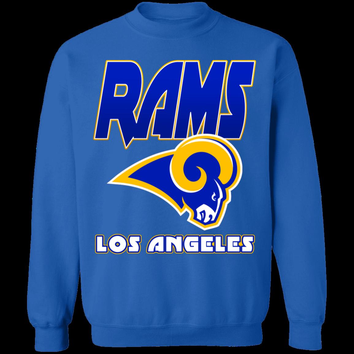 LA Rams Vintage NFL Crewneck Sweatshirt Hoodie Shirt Gifts for Fans - Image 2