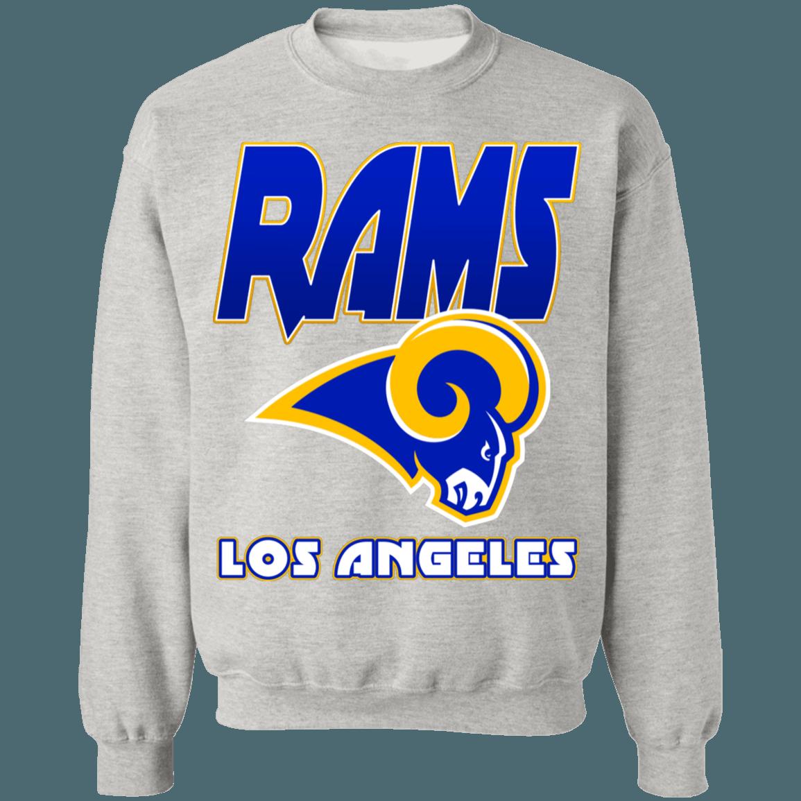 LA Rams Vintage NFL Crewneck Sweatshirt Hoodie Shirt Gifts for Fans - Image 4