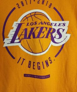 Lakers NBA Basketball Team Tshirt Sweatshirt Hoodie Crewneck Sweatshirt Pullover Reprinted Full Color Full Size Gifts for NBA Fans