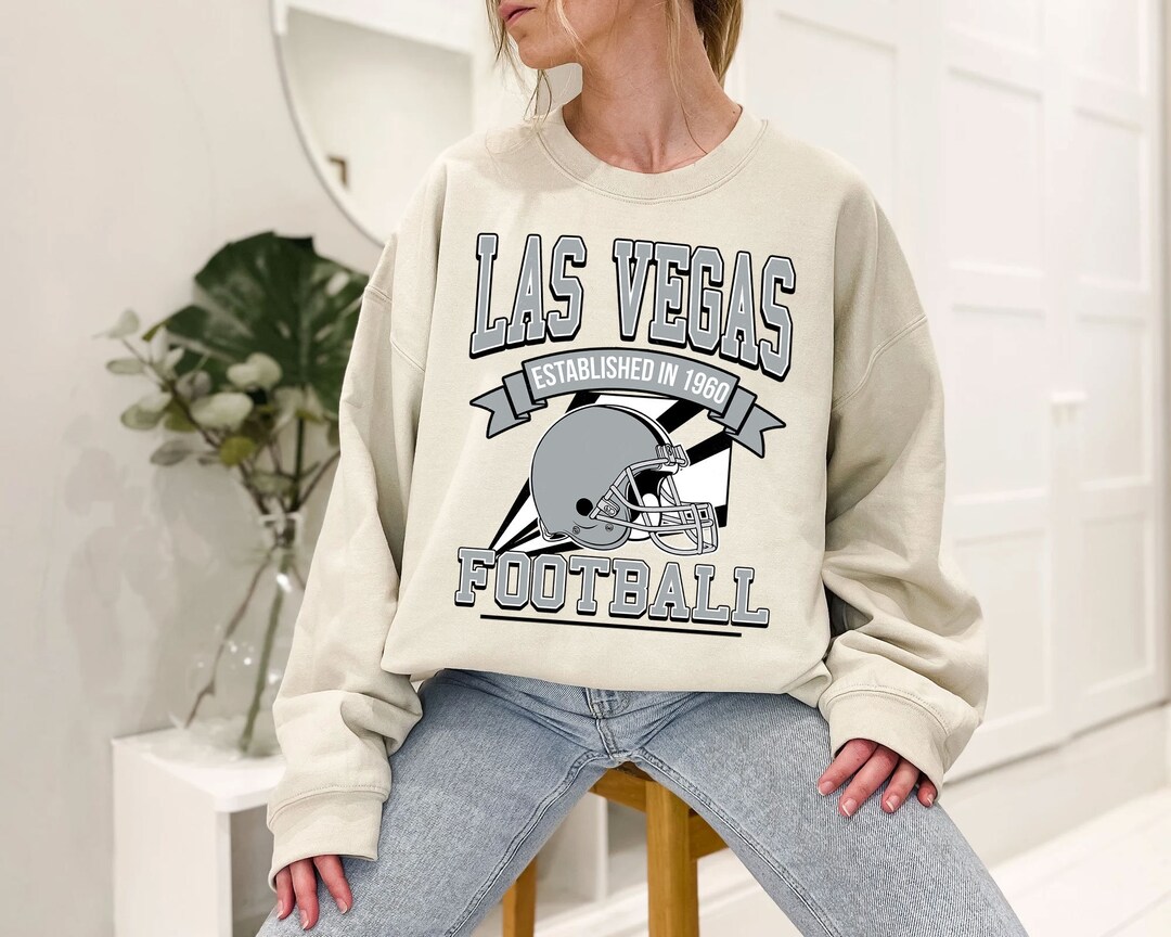 Las Vegas Football Team Sweatshirt, Retro Las Vegas Football Crewneck Sweatshirt, American Football Fan, NFL Shirt