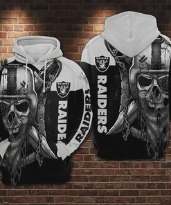Las Vegas Raiders Nfl 3D All Over Print Zip Up Hoodie