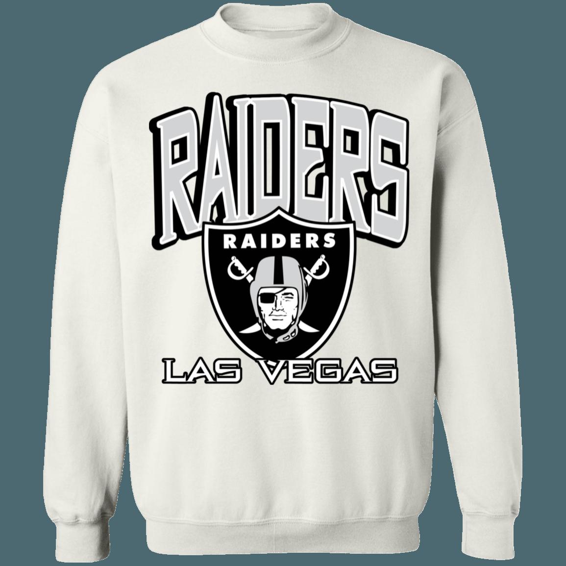 Las Vegas Raiders Retro NFL Crewneck Sweatshirt Hoodie Shirt Gifts for Fans - Image 2