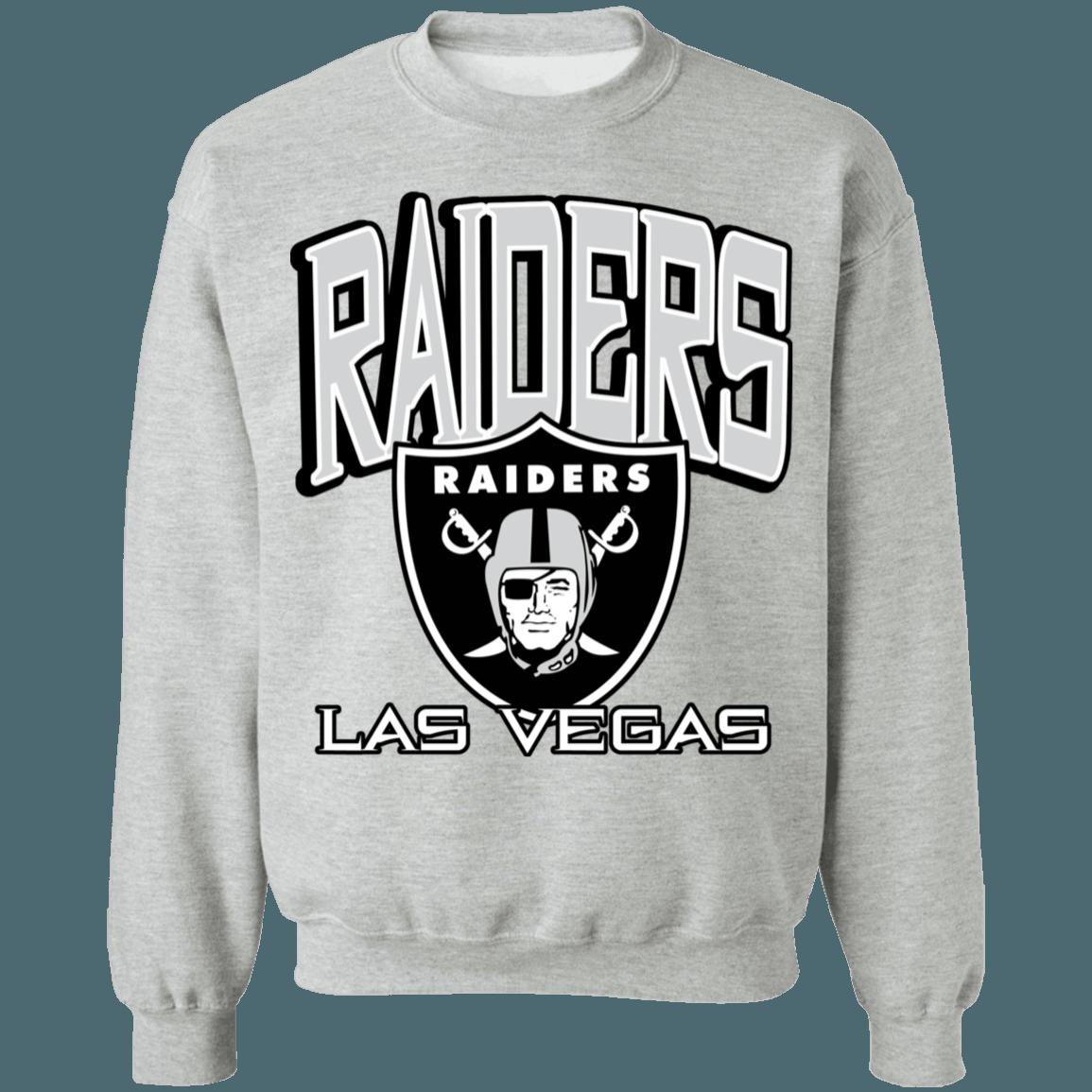 Las Vegas Raiders Retro NFL Crewneck Sweatshirt Hoodie Shirt Gifts for Fans - Image 3
