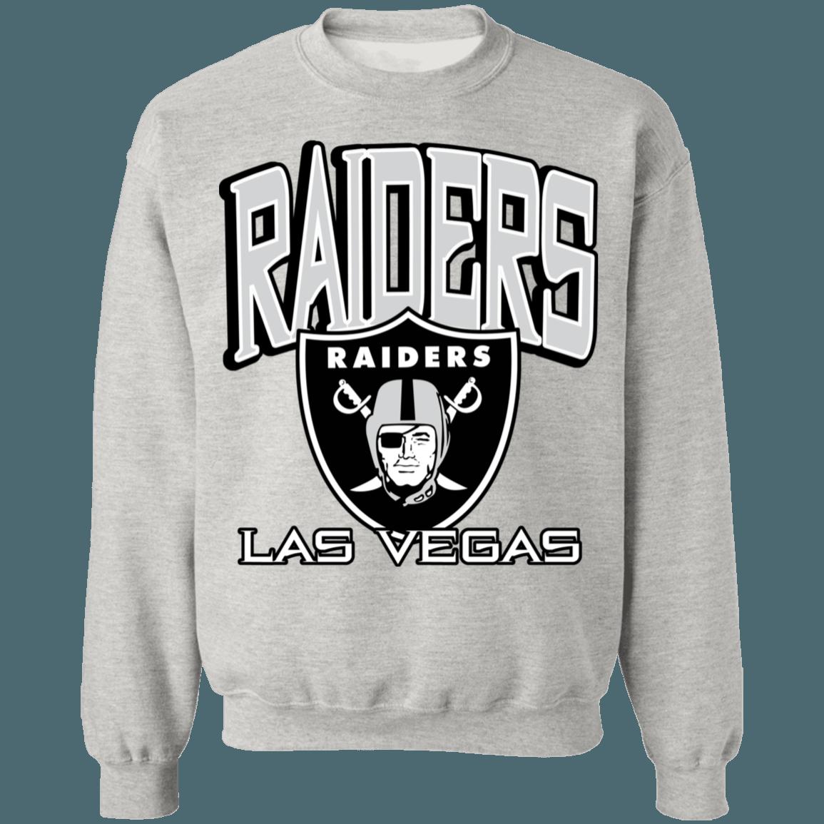 Las Vegas Raiders Retro NFL Crewneck Sweatshirt Hoodie Shirt Gifts for Fans - Image 4