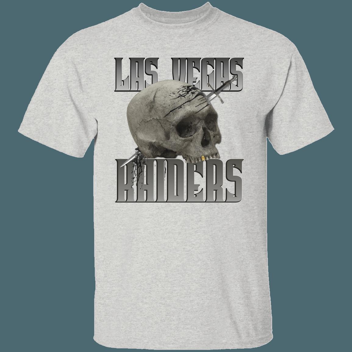 Las Vegas Raiders SKULL Retro NFL T-Shirt Sweatshirt Hoodie Gifts for Fans - Image 2