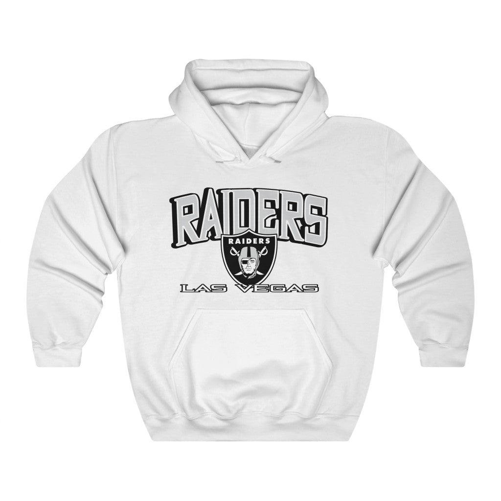 Las Vegas Raiders Vintage 90's NFL Hoodie Sweatshirt Shirt Gifts for Fans - Image 2