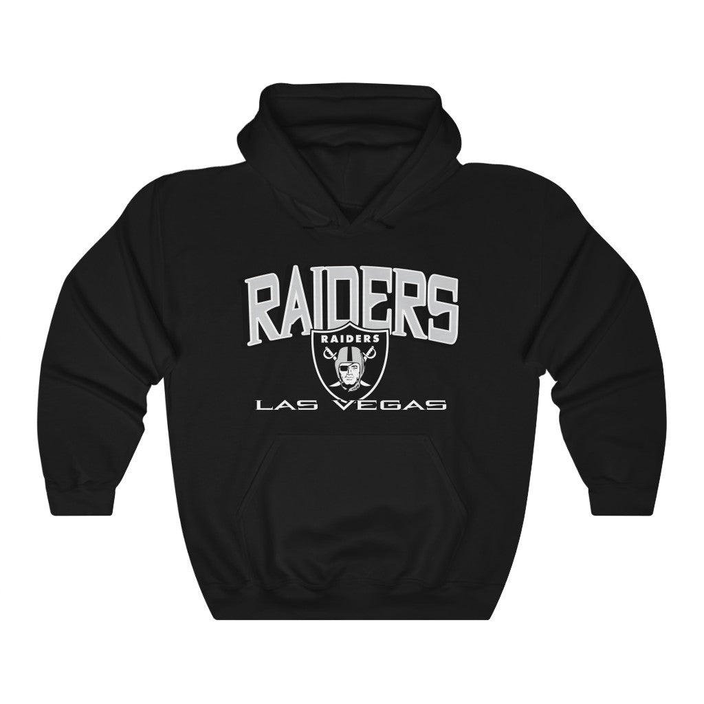 Las Vegas Raiders Vintage 90's NFL Hoodie Sweatshirt Shirt Gifts for Fans - Image 3