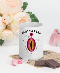 Lgbt Valentines Day Gift, Lesbian Valentines Mug, Vagitarian Coffee Mug, Lesbian Coffee Mug, Lgbt Coffee Cup
