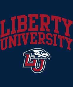 Liberty University Flames Arch Logo Shirt Sweatshirt Pullover Hoodie Reprinted Full Color Full Size