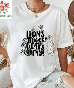 Lions Tiggers And Bears Oh My Disney Shirt, Animal Kingdom Shirt, Disney Family Shirts, Disney Shirt For Men Women and Kids