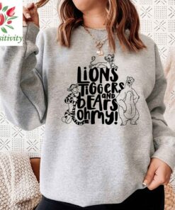 Lions Tiggers And Bears Oh My Disney Shirt, Animal Kingdom Shirt, Disney Family Shirts, Disney Shirt For Men Women and Kids