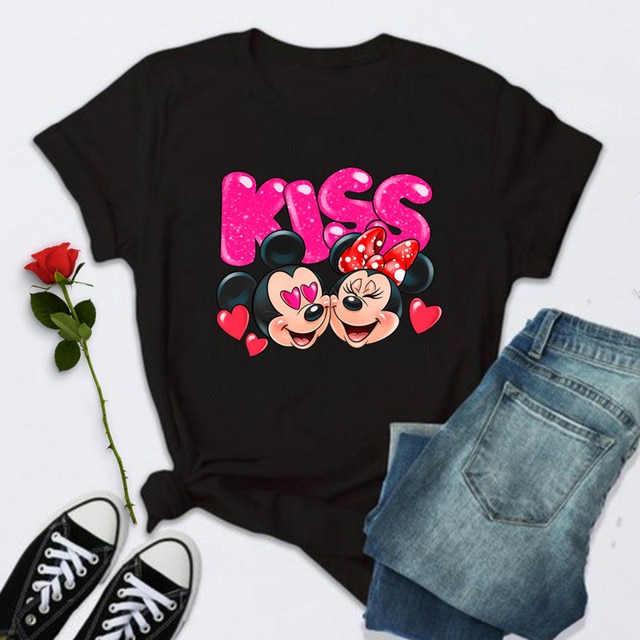 Little Heart Happy Valentines Day Disney Shirt For All Unisex T-shirt Family Birthday Gift Adult Kid Toddler Tee