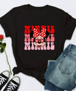 Little Heart Happy Valentines Day Disney Shirt For You Unisex T-shirt Family Birthday Gift Adult Kid Toddler Tee