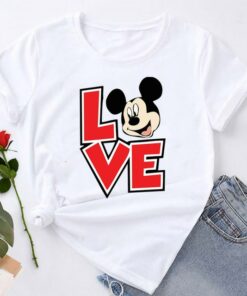 Little Heart Happy Valentines Day Disney Shirt Unisex T-shirt Adult Kid Toddler Tee