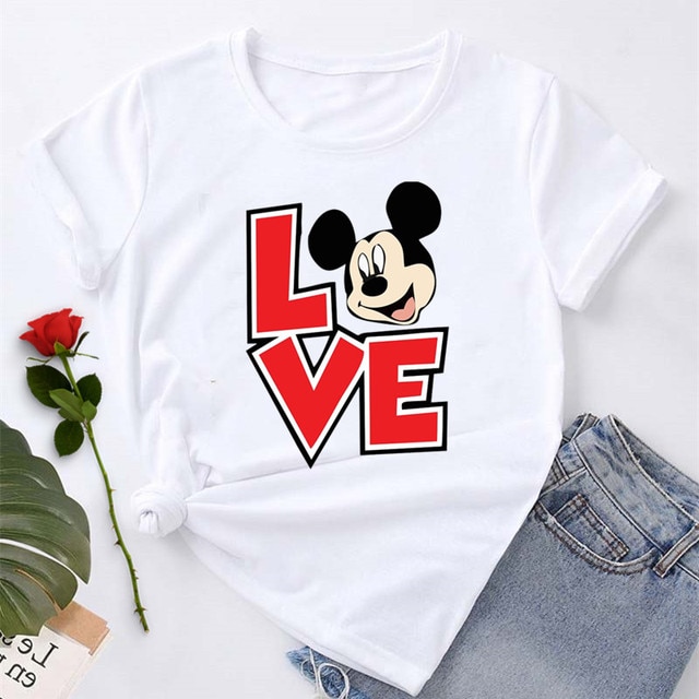Little Heart Happy Valentines Day Disney Shirt Unisex T-shirt Adult Kid Toddler Tee