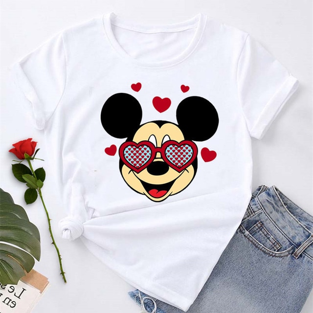 Little Heart Happy Valentines Day Disney Shirt Unisex T-shirt Family Birthday Gift Adult Kid Toddler Tee 1