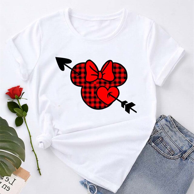 Little Heart Happy Valentines Day Disney Shirt Unisex T-shirt Family Birthday Gift Adult Kid Toddler Tee