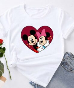 Little Heart Happy Valentines Day Disney Shirts Adult Kid Toddler Tee
