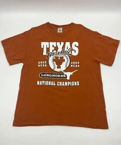 Longhorns 2002 College World Series Champs T-Shirt Sweatshirt Pullover Hoodie Reprinted Full Color Full Size Gift For NCAA Fans
