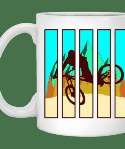 Looking Glass Mountain Bike Mug Gifts for Friends, Gifts for Valentine Day, Coulpe Gifts