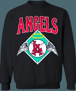 Los Angeles Angels Vintage MLB Crewneck Sweatshirt Hoodie Shirt Gifts for Fans