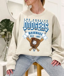Los Angeles Baseball Crewneck Sweatshirt, Vintage Los Angeles Baseball Shirt, Los Angeles MLB Shirt, Baseball Fan Gift,Los Angeles Fan Shirt