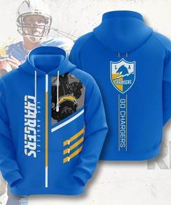 Los Angeles Chargers Nfl 3D All Over Print Zip Up Hoodie Option