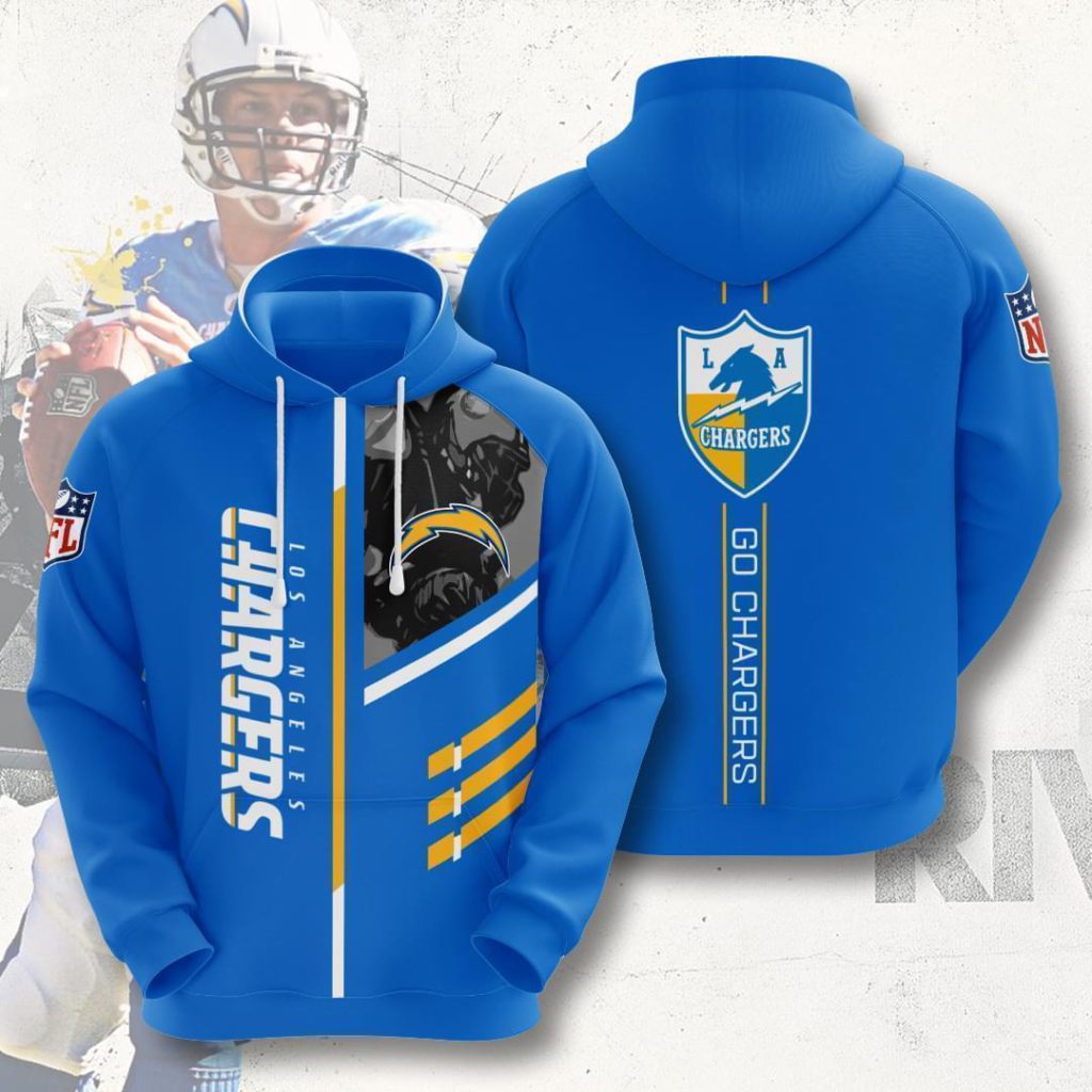 Los Angeles Chargers Nfl 3D All Over Print Zip Up Hoodie Option