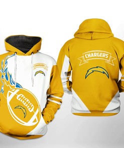 Los Angeles Chargers Nfl Classic 3D All Over Print Zip Up Hoodie Option