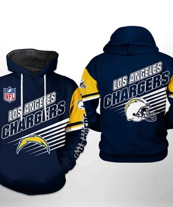 Los Angeles Chargers Nfl Team 3D All Over Print Zip Up Hoodie Option