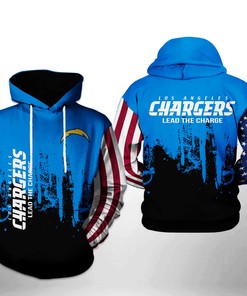 Los Angeles Chargers Nfl Team Us 3D All Over Print Zip Up Hoodie Option