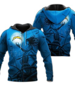 Los Angeles Chargers Powder Blue Unisex 3D All Over Print Zip Up Hoodienfl Zip Up Hoodie