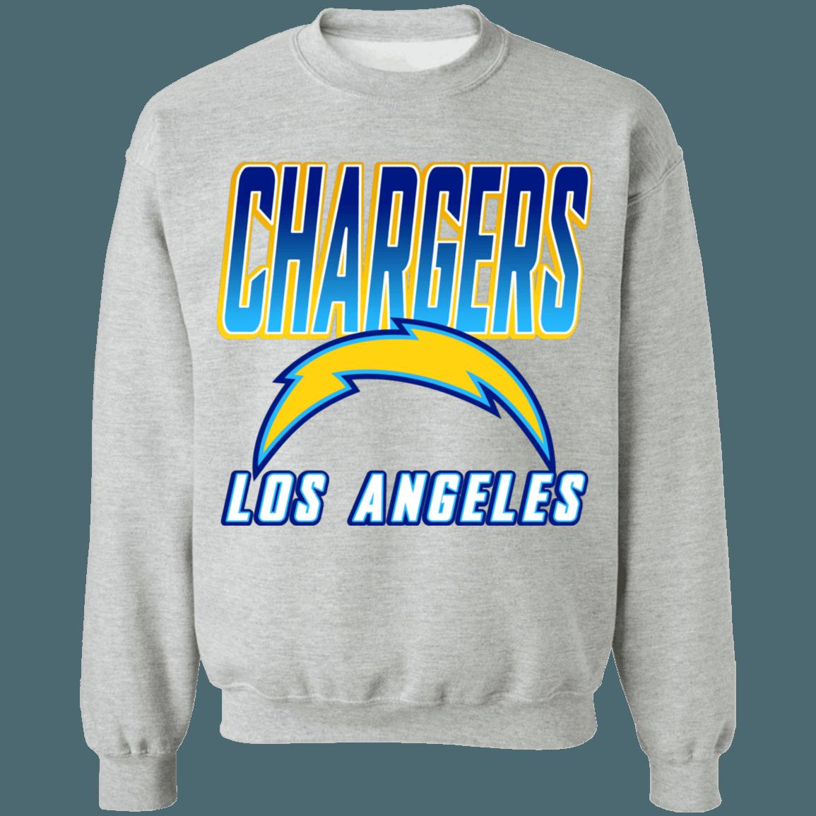 Los Angeles Chargers Retro NFL Crewneck Sweatshirt Hoodie Shirt Gifts for Fans - Image 2