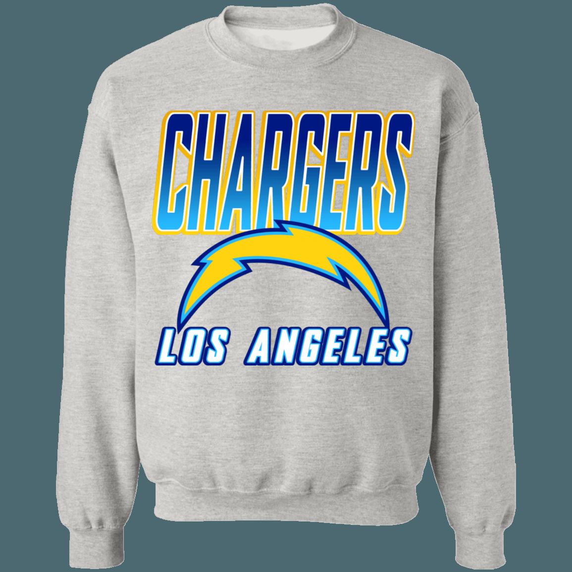 Los Angeles Chargers Retro NFL Crewneck Sweatshirt Hoodie Shirt Gifts for Fans - Image 3