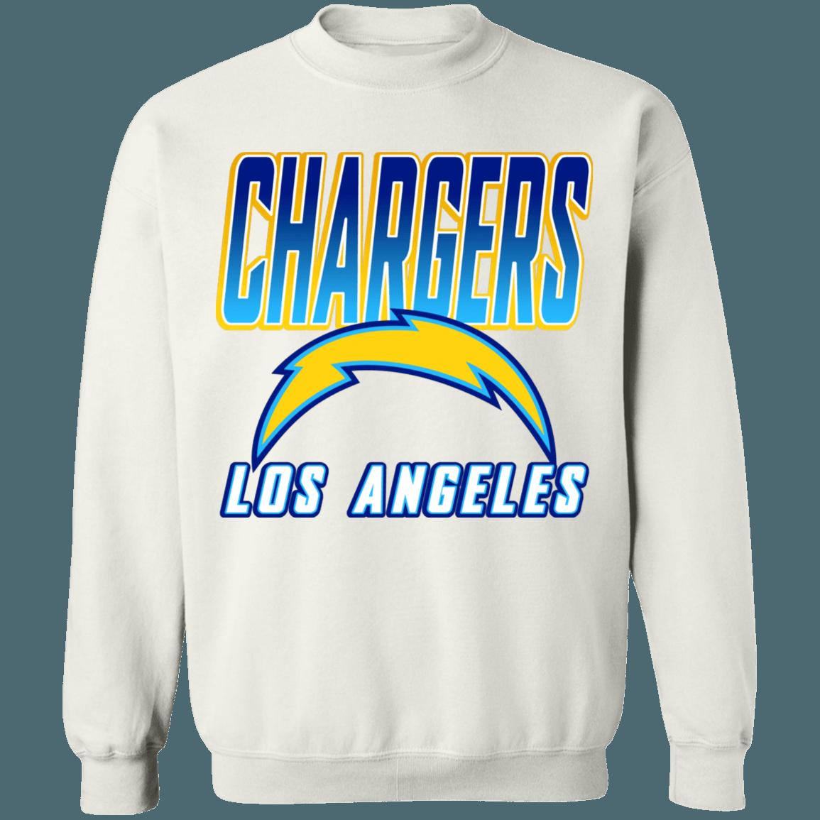 Los Angeles Chargers Retro NFL Crewneck Sweatshirt Hoodie Shirt Gifts for Fans - Image 4