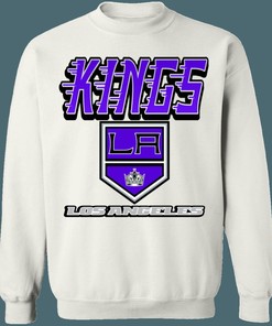 Los Angeles Kings COLOR RUSH Retro NHL Crewneck Sweatshirt Hoodie Shirt Gifts for Fans